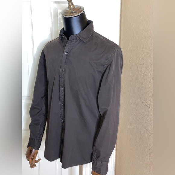 MSRP $345 Ralph Lauren Black Label Made in Italy Sz Large Dress Shirt​ - Picture 4 of 12